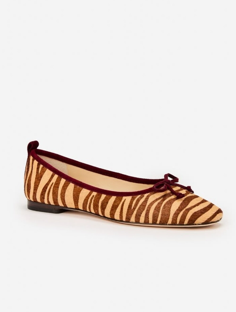 J. Mclaughlin Viola Pony Hair Ballet Flats in Zebra